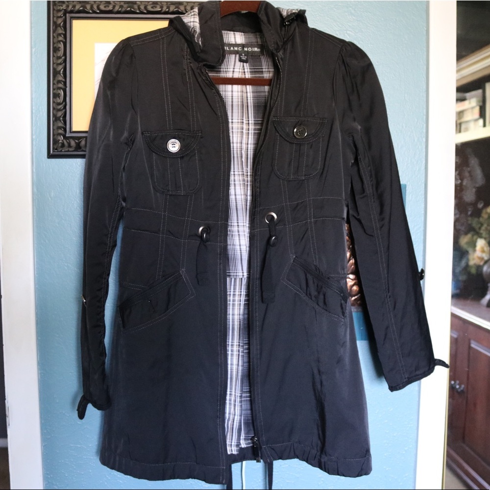 Black trench coat